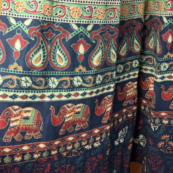 Kantha Wide Leg Harem Pants One Size - Picture 4 of 5